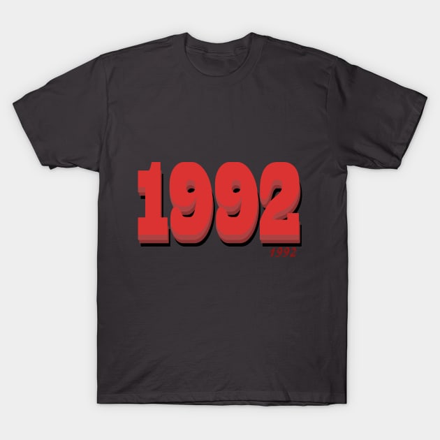 1992 T-Shirt by DmitryPsk